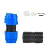 PE quick connect pipe fitting plastic joint quick connect pipe fitting non hot melt water pipe direct quick connect movable joint 25 inch - Image 4