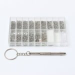 1000pcs Screw Stainless Steel Micro Glasses Sunglasses