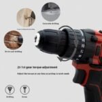 Multifunctional Lithium Electric Drill Suit Rechargeable Electric Hand Drill - Image 3