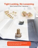 906 Pcs Bolts Nuts Assortment Kit Metric Alloy Steel M4 M5 M6 M8 - Image 4