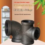Hotmarzz Steel Pipe Fittings 4 Points Retro Pipe Elbow