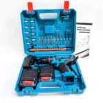 Blue 21V3 Features Cordless Drill Lithium Battery Set - Image 7