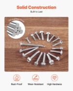 420 Pc Self Drilling Screw Assortment Set #8 #10 Hex/Phillips Head 1/2 To 2 Inch - Image 3