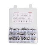 246 Pcs Bolts Nuts Assortment Kit Imperial Stainless Steel For Furniture