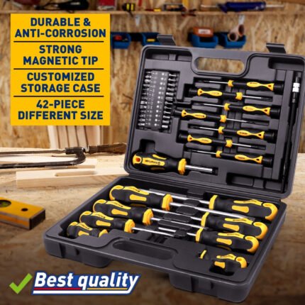 Magnetic Screwdriver Set Tool With Box