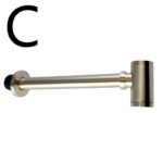 All Copper Brushed Gold Wall Deodorant In-wall Drain Pipe Fittings - Image 7