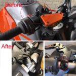 Universal Motorcycle Mirror Hole Blanking Plugs M10 Black Screws Bolts Cap 4 Pcs - Image 8